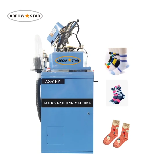 Meia lisa automática industrial de 3,5 polegadas que faz a máquina de confecção de malhas de meias